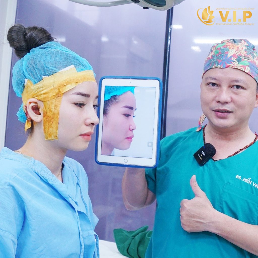 nâng mũi đẹp tại thẩm mỹ viện VIP